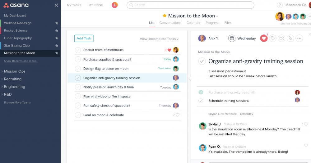 Asana- Phần mềm quản lý công việc