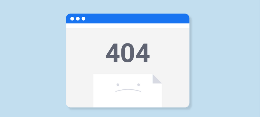 lỗi 404 error