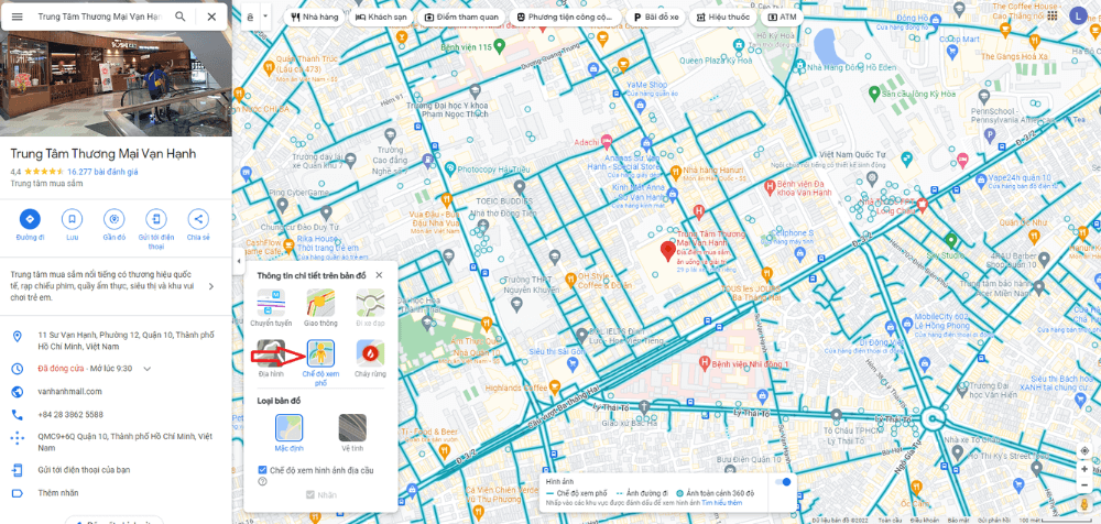 chế độ street view