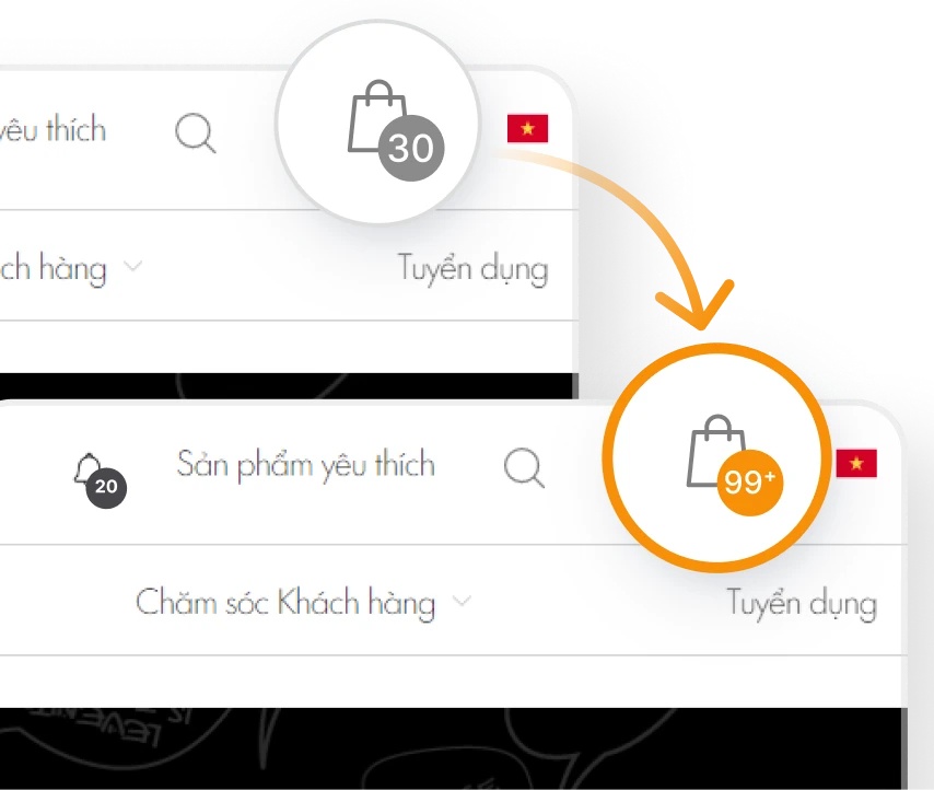 Số sản phẩm trong giỏ hàng website tăng từ 30 lên 99 đơn nhờ traffic tự nhiên