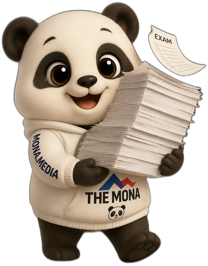 Gấu Luyện Thi MONA ôm chồng đề thi đi nhập vào hệ thống