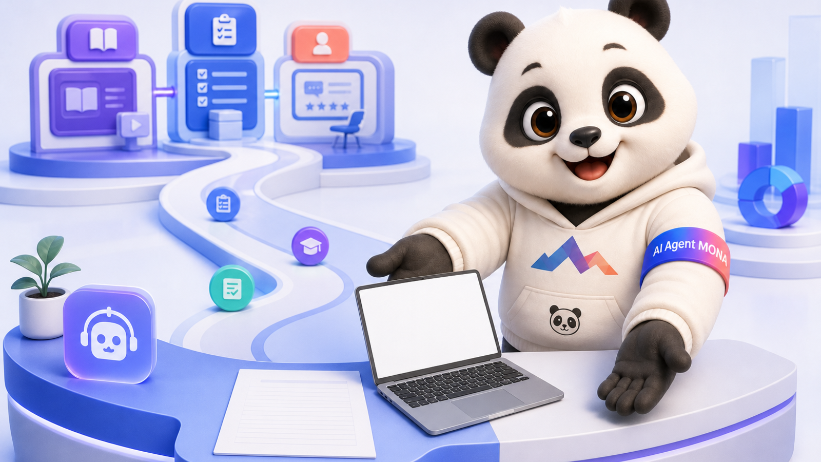 Gấu MONA mở tool AI chấm IELTS miễn phí trước khi giới thiệu MONA LMS