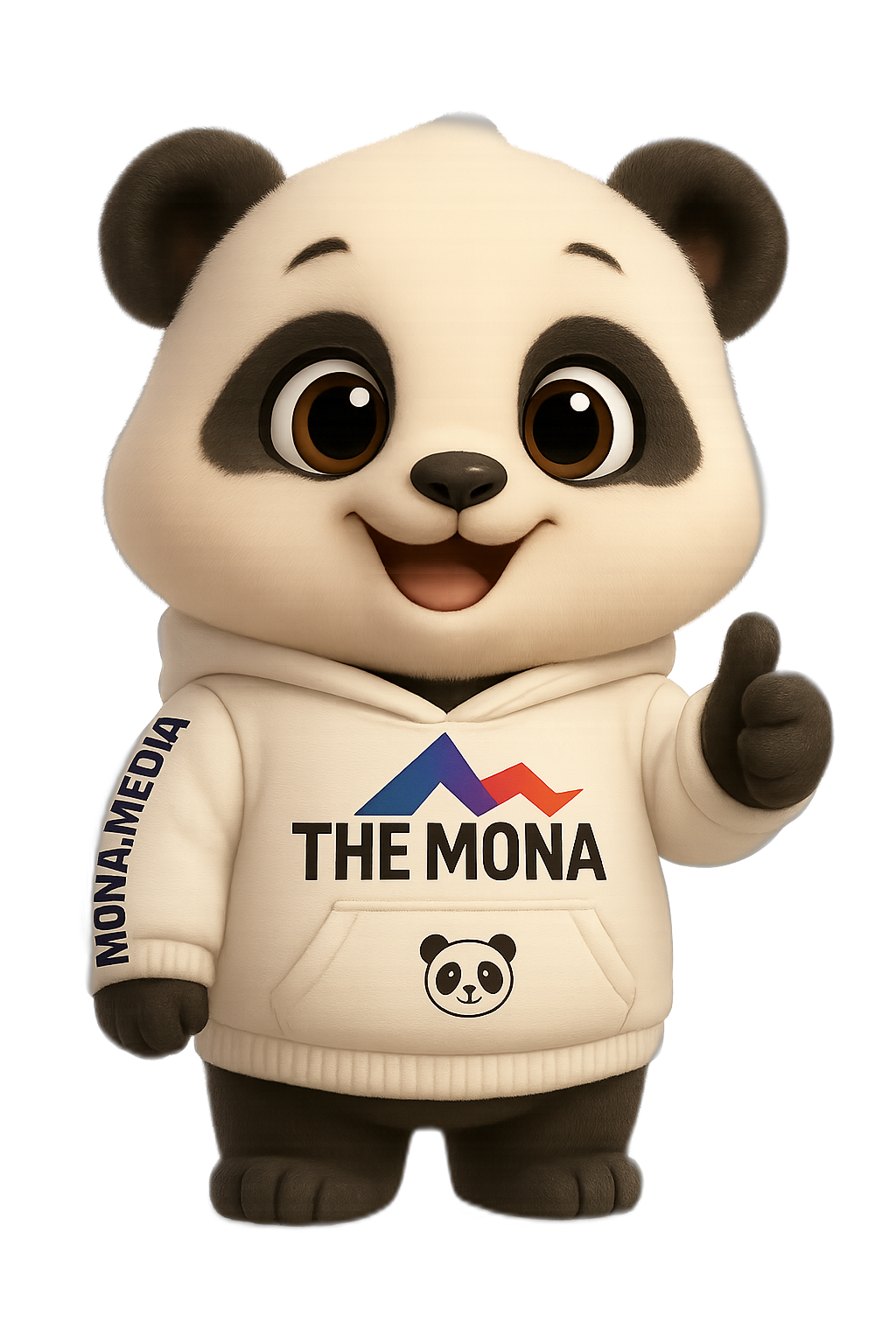 Gấu Thức Khuya — mascot AI Agent của The MONA