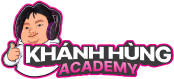 Logo Khánh Hùng Academy, đơn vị đã làm hệ thống học với MONA