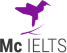 Logo MC IELTS, đơn vị đã làm hệ thống học với MONA