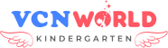 Logo Mầm non VCN World, đơn vị đã làm hệ thống học với MONA
