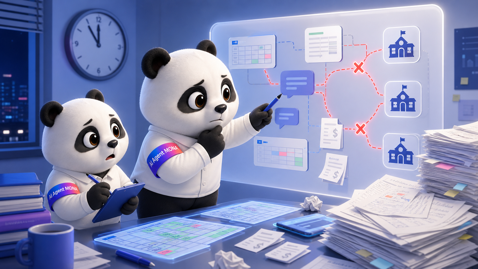 Gấu MONA rà luồng Excel, Zalo và học phí bị tách rời ở trung tâm ngoại ngữ