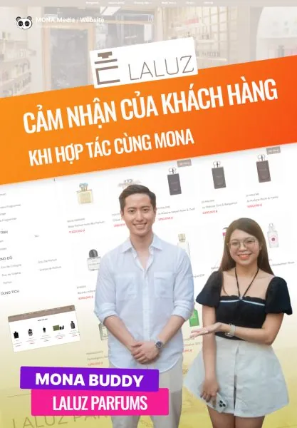 Video cảm nhận của khách hàng Laluz Parfums khi hợp tác với MONA