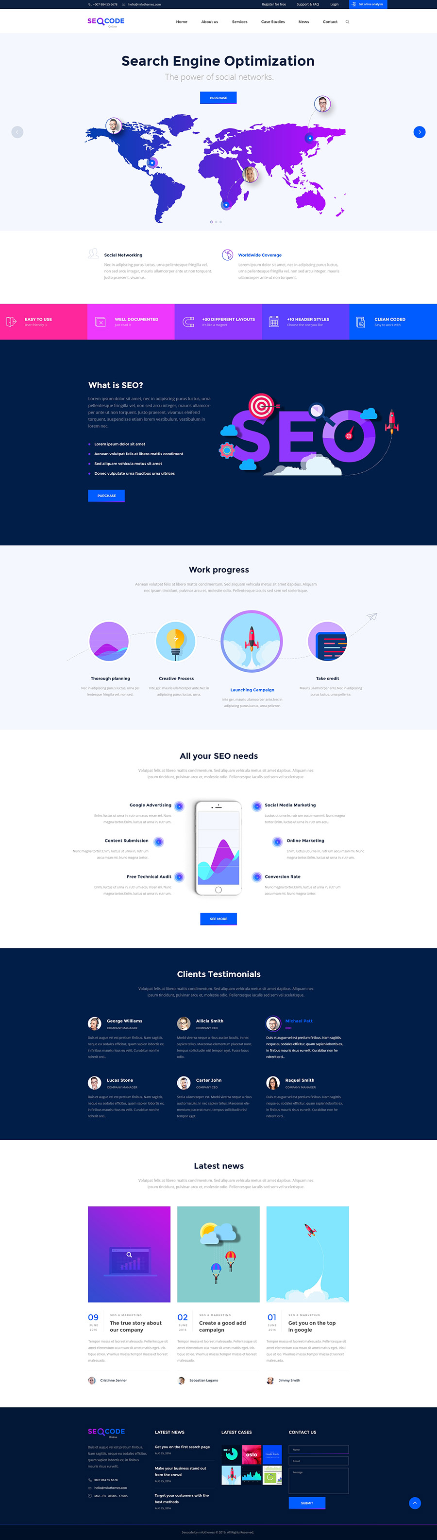 thiết kế website công ty chuyên SEO, tru