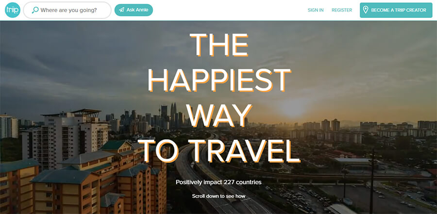 thiết kế website du lịch độc đáo