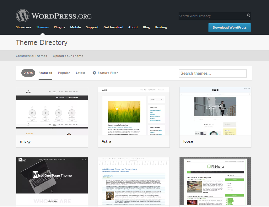 Cách Cài theme có sẵn trên WordPress là gì?