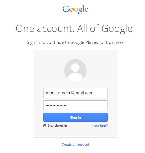 Đăng nhập vào tài khoản Gmail