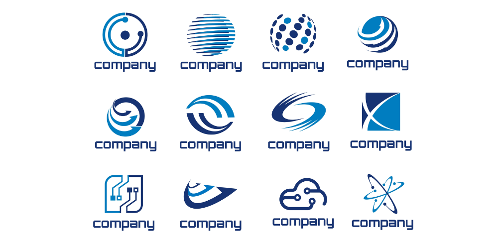 Thiết kế logo doanh nghiệp dạng trừu tượng Abstract