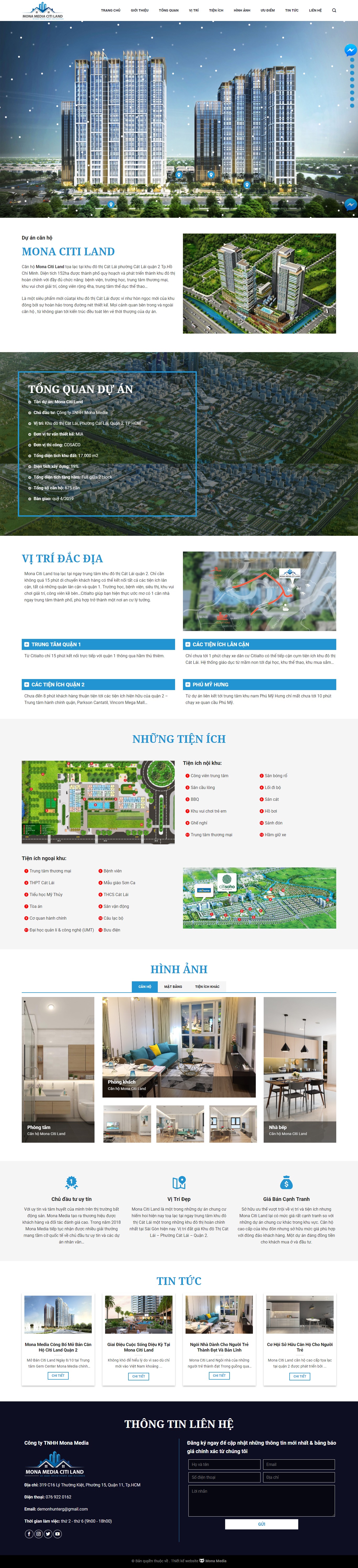 Mẫu website Citialto.