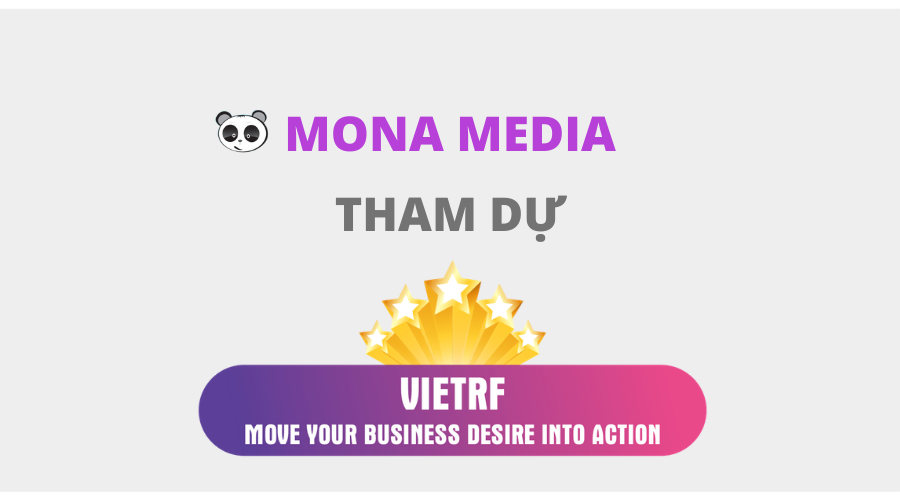 Mona Media tham dự VIETRF