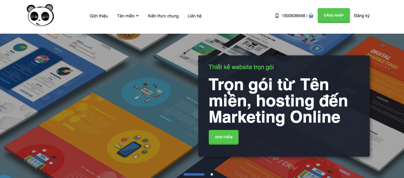 Đăng ký domain trước khi tạo trang web