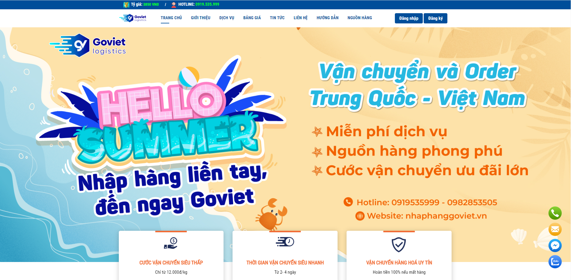 website nhập hàng goviet