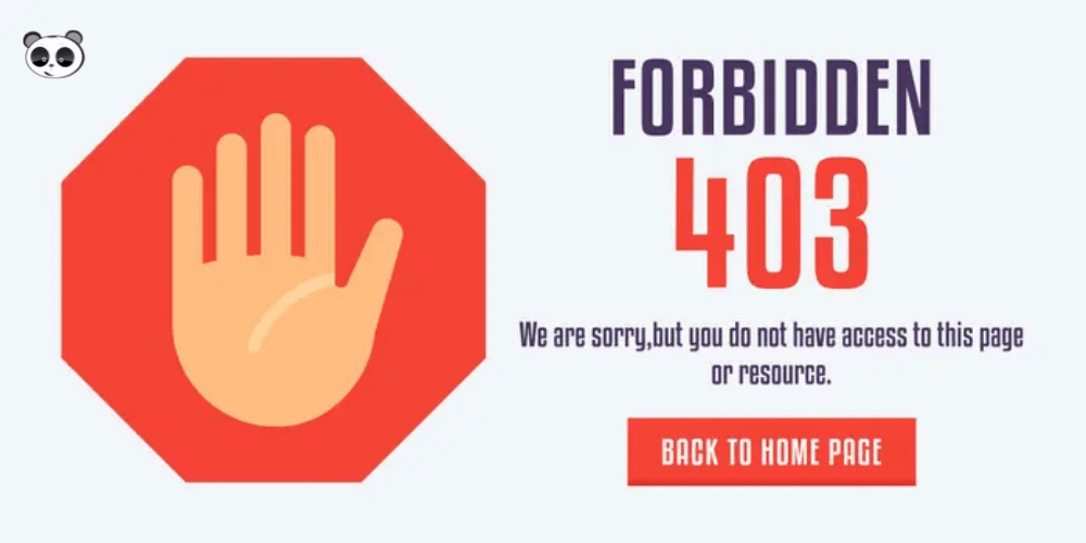 lỗi 403 forbidden