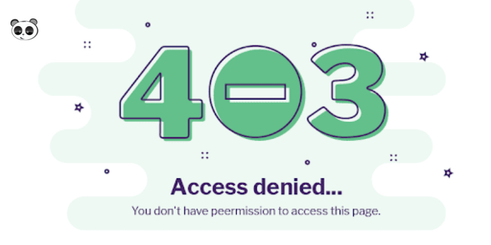 403 forbidden access denied