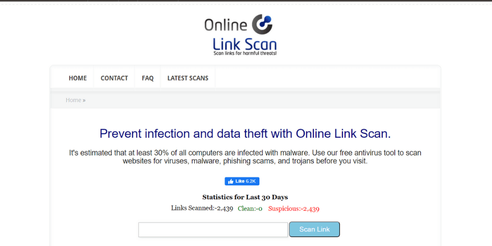kiểm tra link virus online link scan