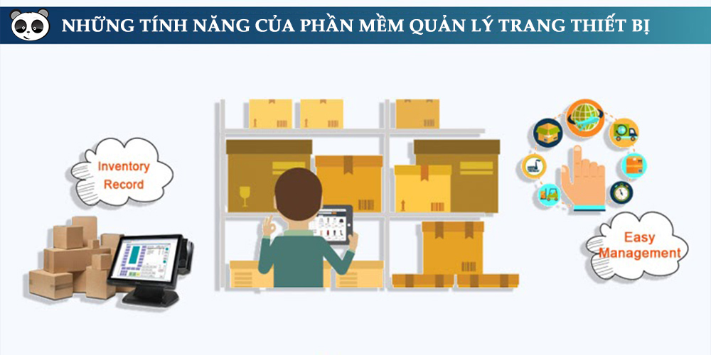 Các tính năng chính của phần mềm quản lý thiết bị trường học
