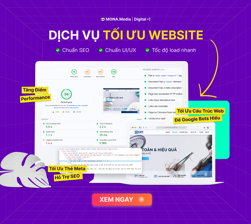 tối ưu webiste