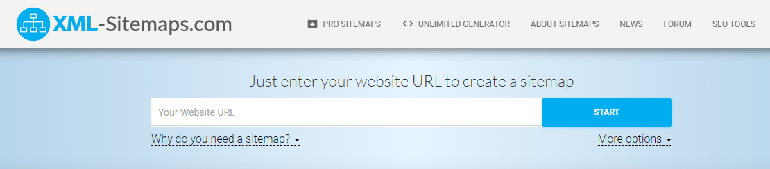 công cụ Online XML-Sitemaps.com