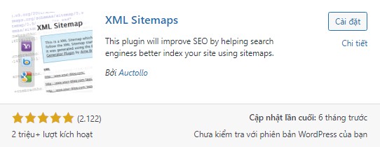Cài đặt và kích hoạt plugin Google XML Sitemaps