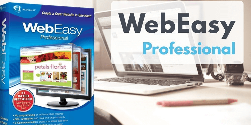 phần mềm thiết kế web kéo thả web easy professional