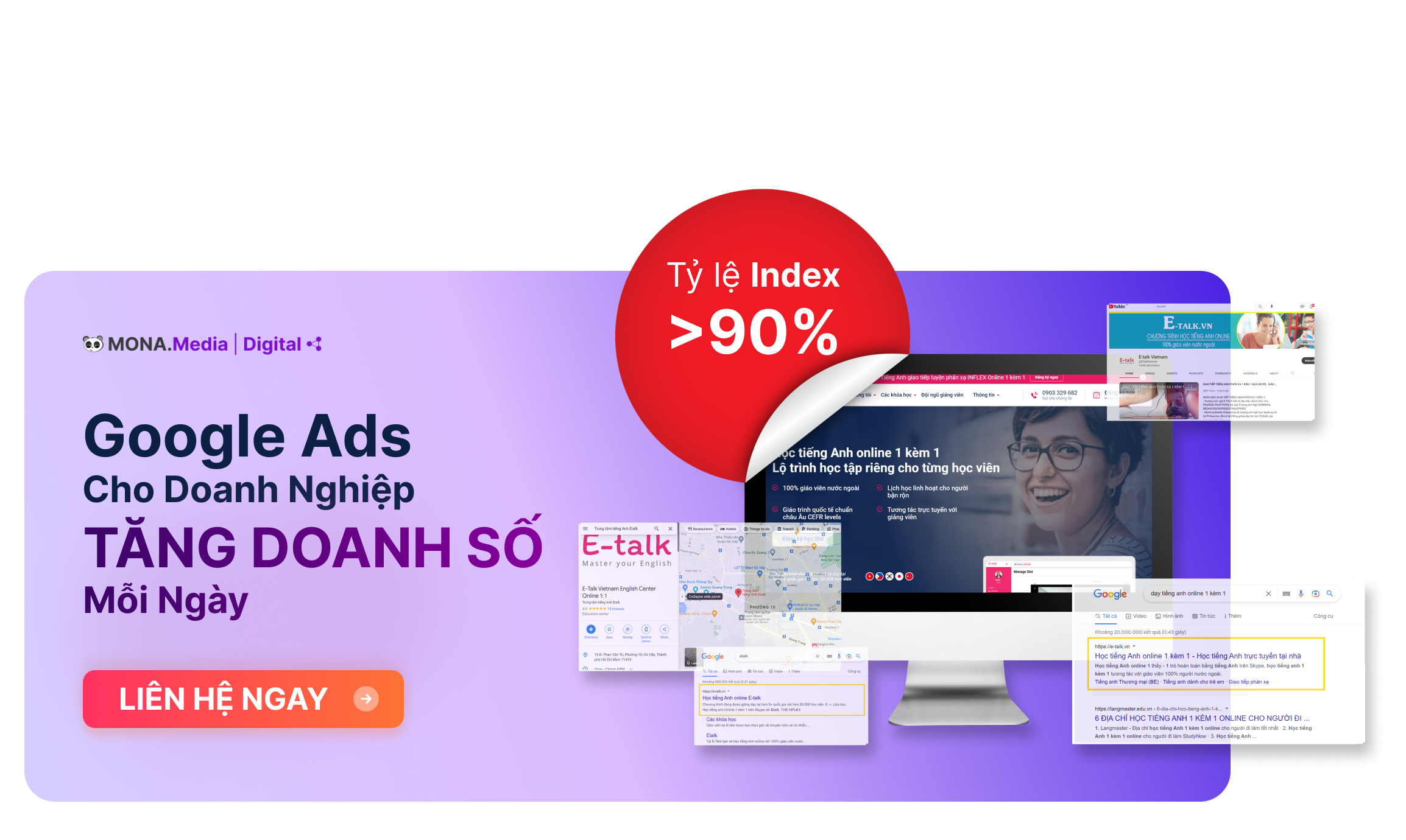 Dịch vụ Google Ads uy tín tại Mona Media