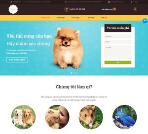 Dịch vụ thiết kế website bệnh viện thú y – phòng khám thú y