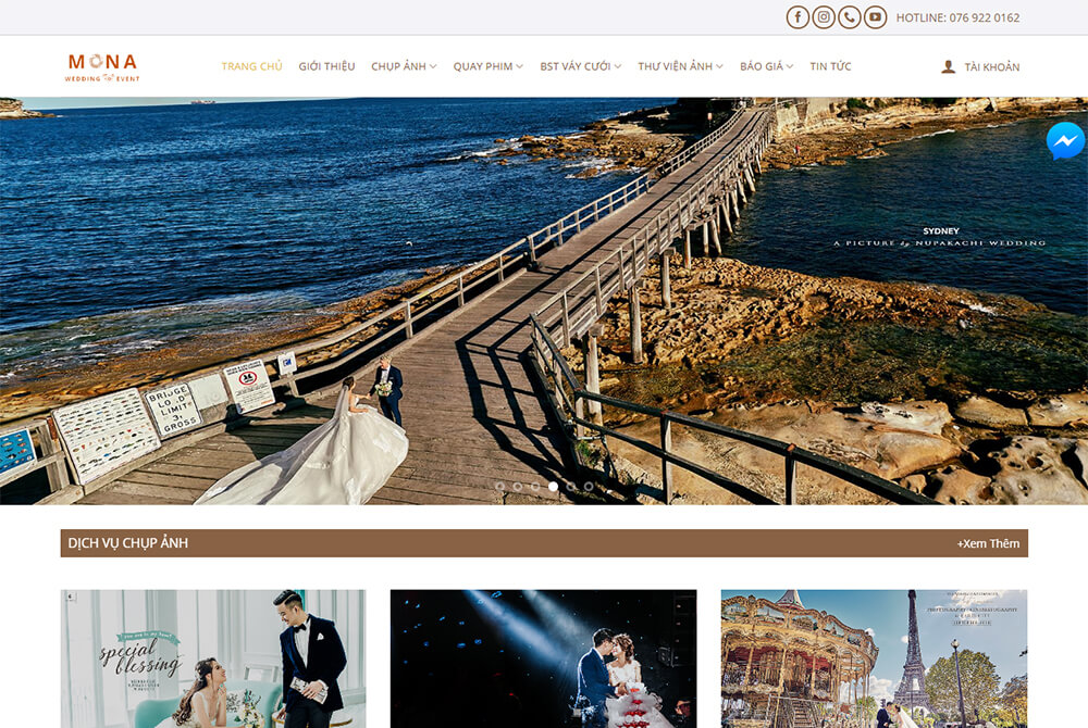 Website studio chụp ảnh cưới cần đáp ứng được những tiêu chí gì