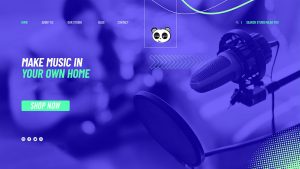 Dịch vụ thiết kế website bán nhạc cụ