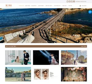 Dịch vụ thiết kế website dịch vụ nhiếp ảnh