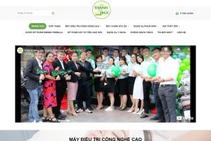 Dịch vụ thiết kế website bán thiết bị y tế, dụng cụ y tế