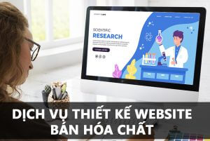 Dịch vụ thiết kế website bán hóa chất