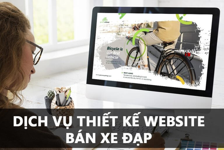 Dịch vụ thiết kế website bán xe đạp