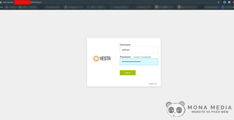 Cách đăng nhập vào VestaCP đơn giản