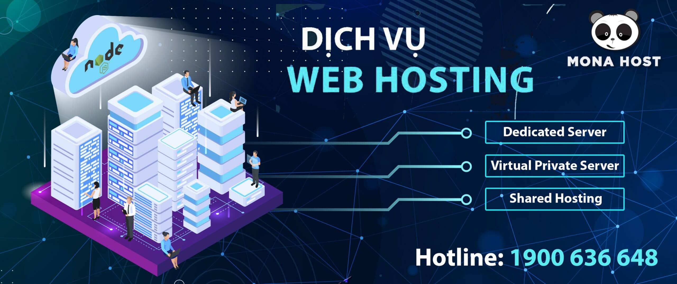 Dịch vụ web hosting NodeJS - Mona Media