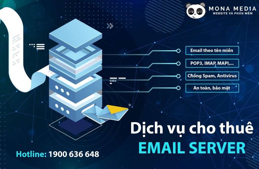 Dịch vụ cho thuê Mail Server tại Mona Media