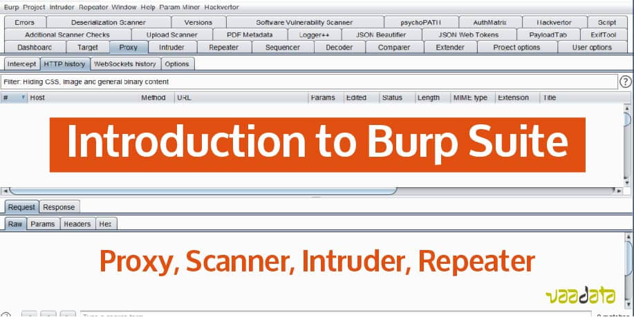 Các chức năng của phần mềm Burp Suite
