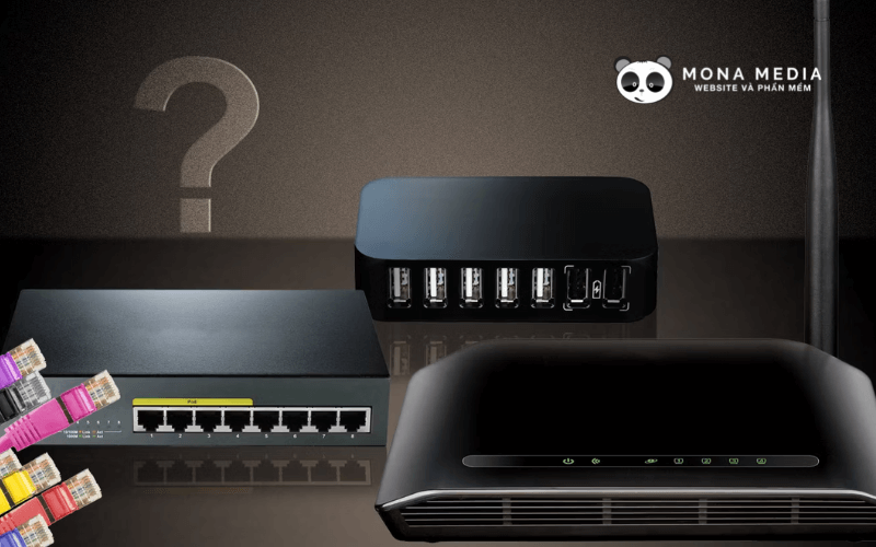 Hub là gì? Khác nhau giữa Hub và Switch và Router