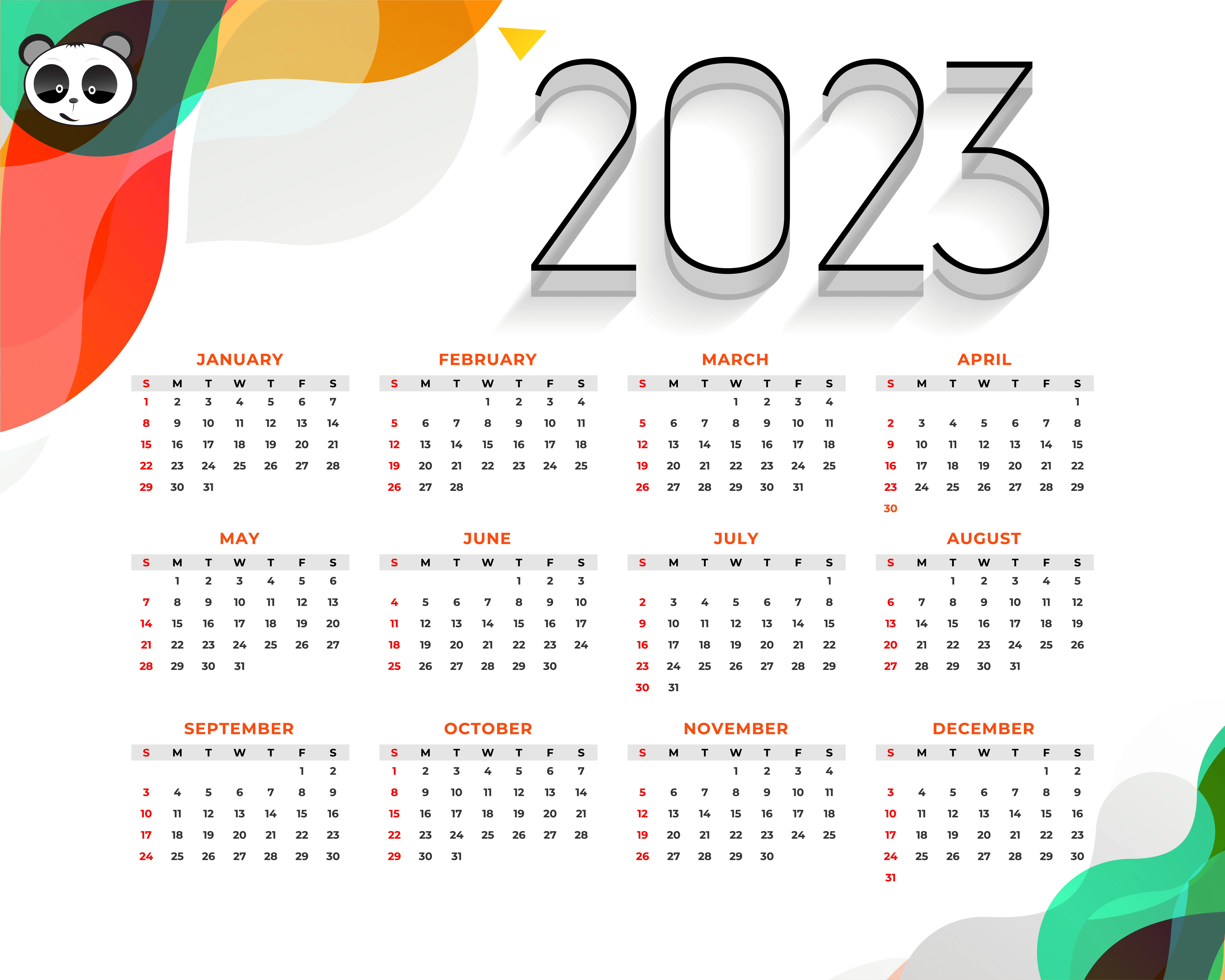 Lịch năm 2023