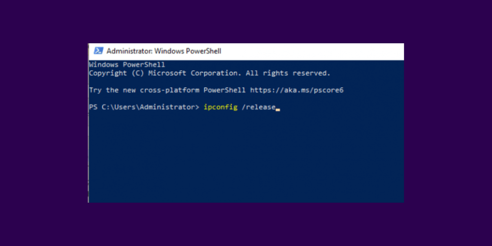 Trong skin Windows Power Shell, gõ từng câu mệnh lệnh sau và nhấn Enter sau từng câu mệnh lệnh.