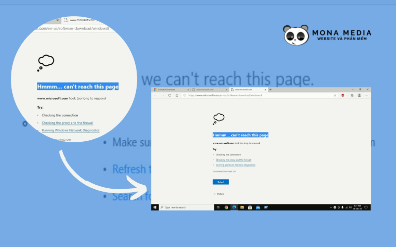 Cách sửa lỗi: Không thể truy cập trang web này | Mona Media