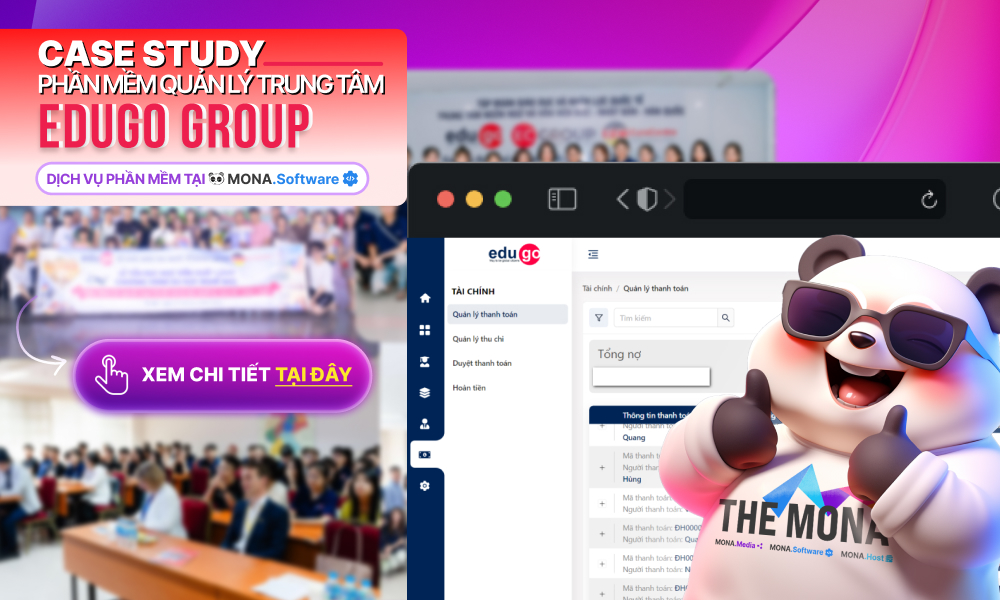 Dự án phần mềm quản lý trung tâm EduGo Group