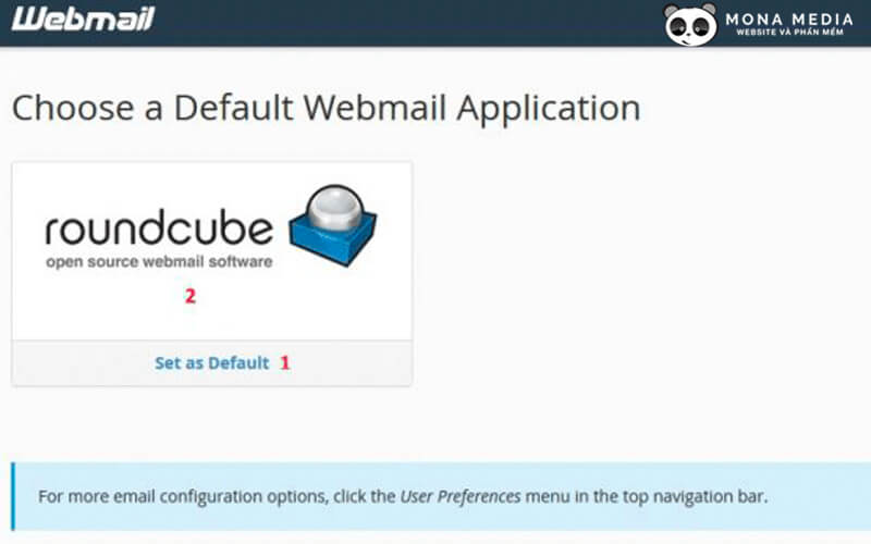 Dùng WebMail để nhận Mail