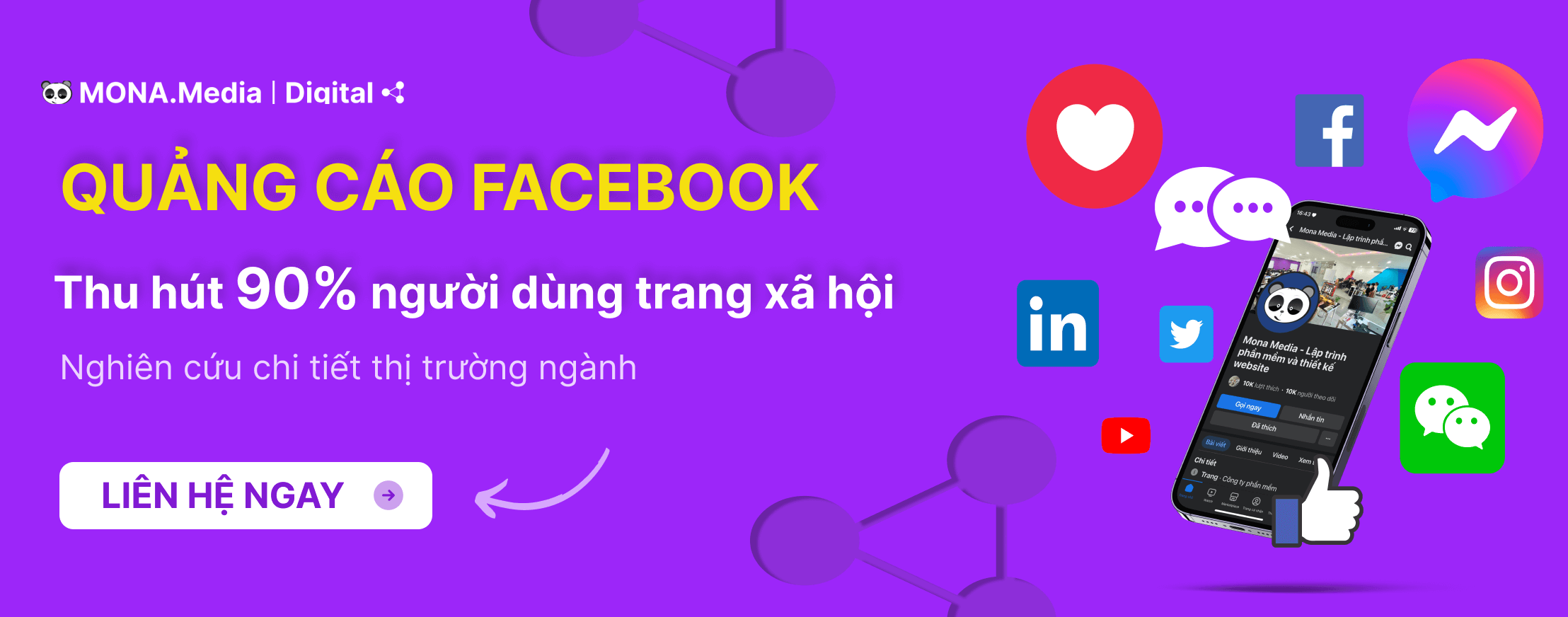 Banner dịch vụ facebook ads