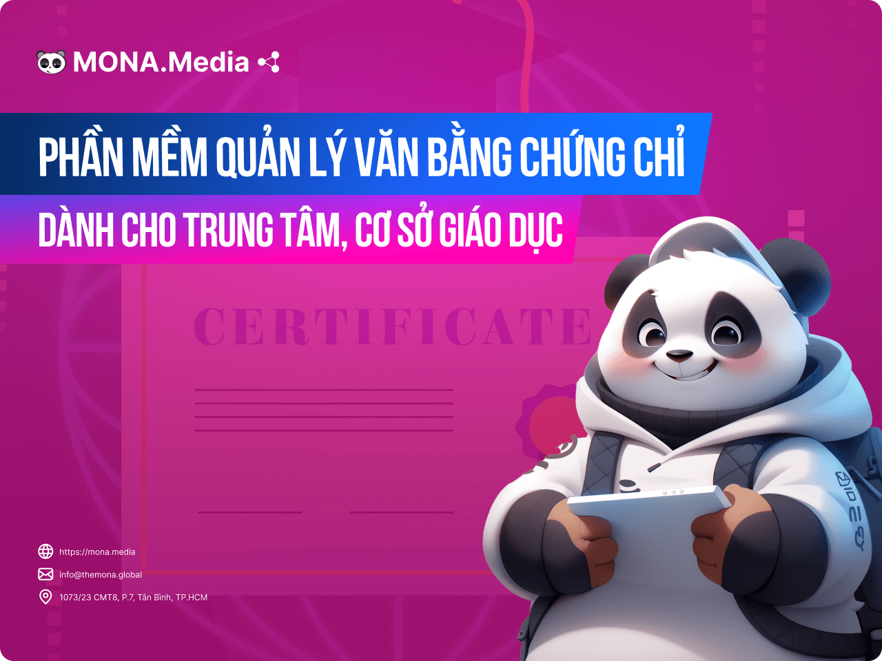 Phần mềm quản lý văn bằng chứng chỉ