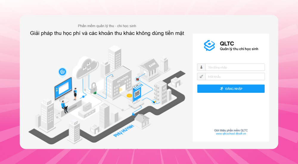 Phần mềm thu học phí cho trường học DTSoft